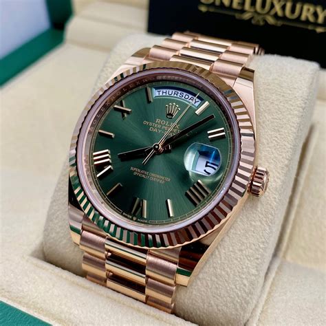 2016 rose gold rolex|Rolex day date 40 228235.